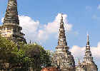 Wat Phra Si Sanphet in Ayutthaya, Studio rent Jomtien Pattaya, Thailand